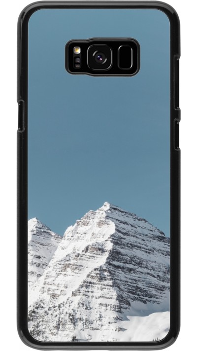 Samsung Galaxy S8+ Case Hülle - Winter 22 blue sky mountain
