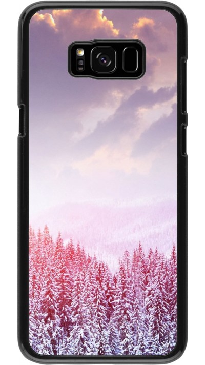 Samsung Galaxy S8+ Case Hülle - Winter 22 Pink Forest