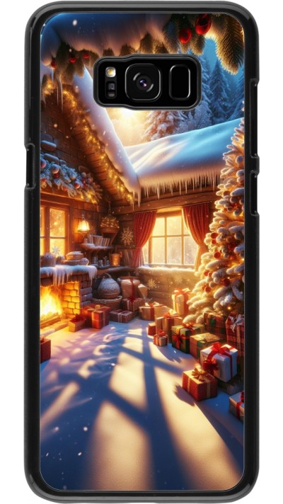 Samsung Galaxy S8+ Case Hülle - Weihnachten Chalet Feerie