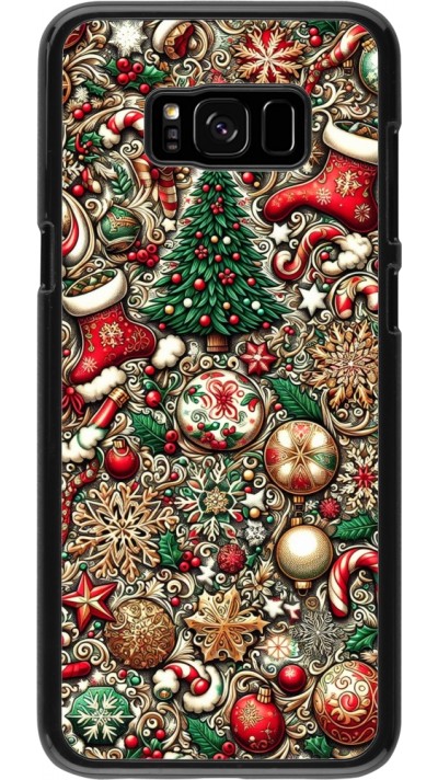 Samsung Galaxy S8+ Case Hülle - Weihnachten 2023 Mikromuster