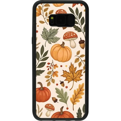Samsung Galaxy S8+ Case Hülle - Silikon schwarz Autumn 25 Autumn pattern