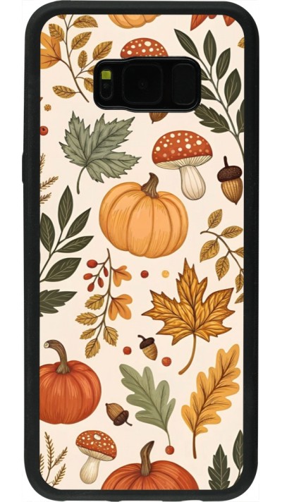 Samsung Galaxy S8+ Case Hülle - Silikon schwarz Autumn 25 Autumn pattern