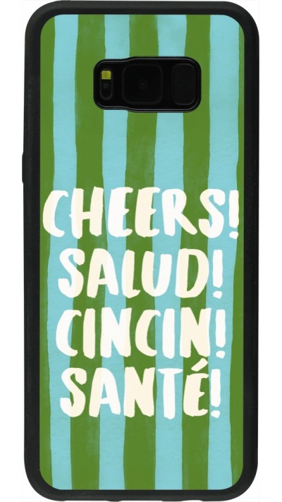 Samsung Galaxy S8+ Case Hülle - Silikon schwarz Cheers 2026