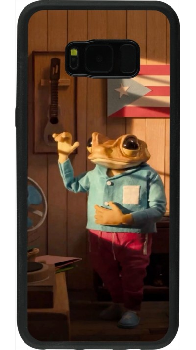 Samsung Galaxy S8+ Case Hülle - Silikon schwarz Dancing frog DTMF