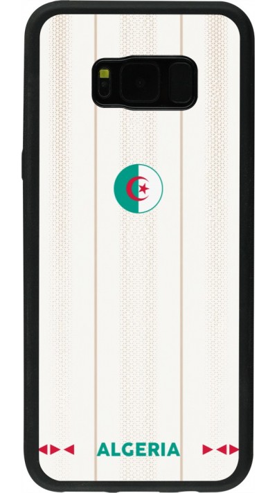 Samsung Galaxy S8+ Case Hülle - Silikon schwarz Algerien 2026 personalisierbares Fussballtrikot