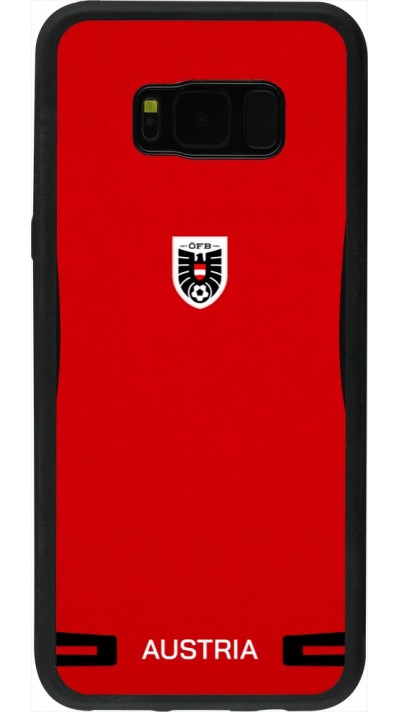 Samsung Galaxy S8+ Case Hülle - Silikon schwarz O?sterreich 2026 personalisierbares Fussballtrikot