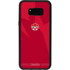 Samsung Galaxy S8+ Case Hülle - Silikon schwarz Kanada 2026 personalisierbares Fussballtrikot