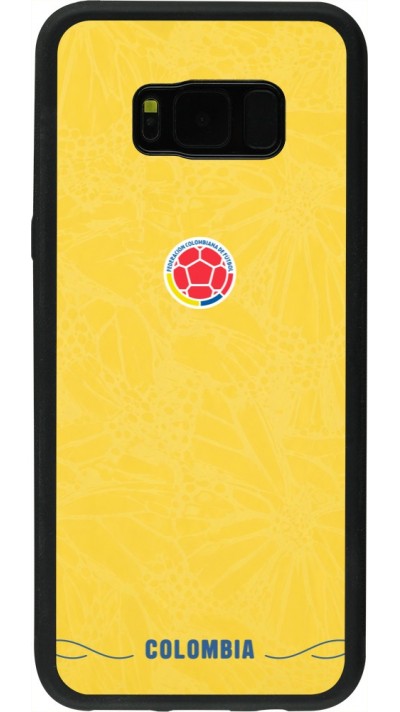 Samsung Galaxy S8+ Case Hülle - Silikon schwarz Kolumbien 2026 personalisierbares Fussballtrikot