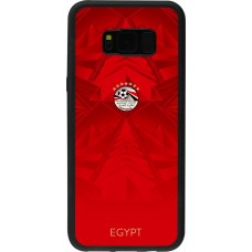 Samsung Galaxy S8+ Case Hülle - Silikon schwarz Ägypten 2026 personalisierbares Fussballtrikot