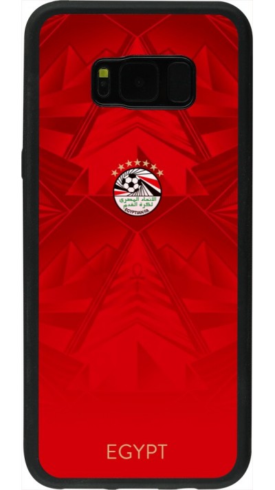 Samsung Galaxy S8+ Case Hülle - Silikon schwarz Ägypten 2026 personalisierbares Fussballtrikot