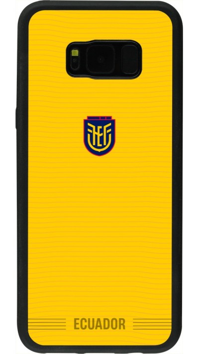 Samsung Galaxy S8+ Case Hülle - Silikon schwarz Ecuador 2026 personalisierbares Fussballtrikot