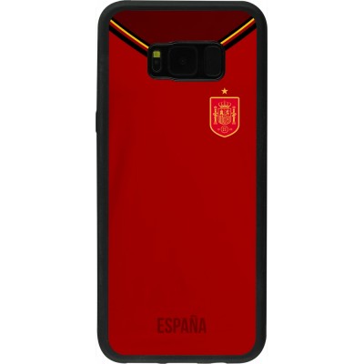 Samsung Galaxy S8+ Case Hülle - Silikon schwarz Spanien 2022 personalisierbares Fußballtrikot