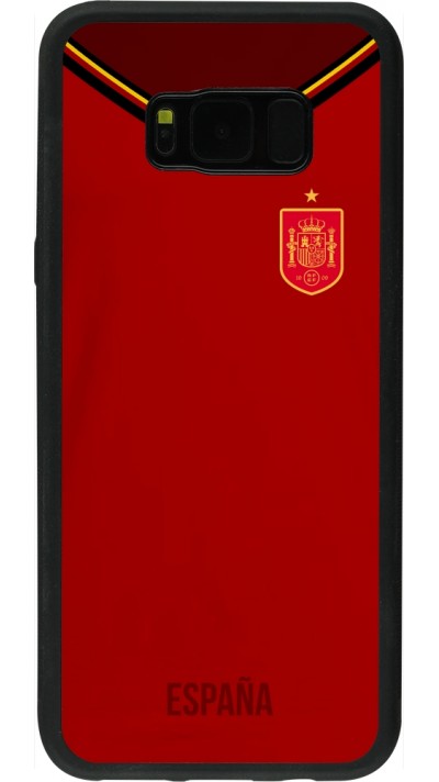 Samsung Galaxy S8+ Case Hülle - Silikon schwarz Spanien 2022 personalisierbares Fußballtrikot