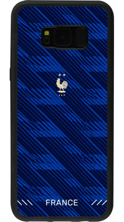 Samsung Galaxy S8+ Case Hülle - Silikon schwarz Frankreich 2026 personalisierbares Fussballtrikot