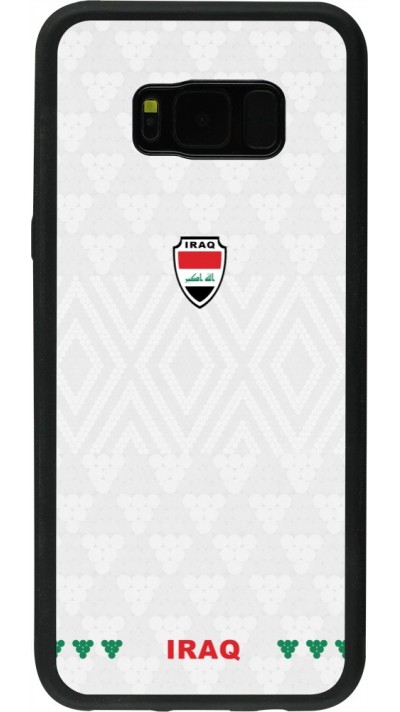 Samsung Galaxy S8+ Case Hülle - Silikon schwarz Irak 2026 personalisierbares Fussballtrikot