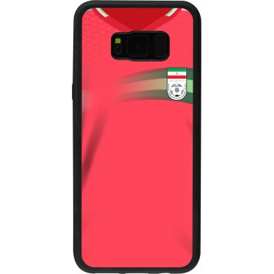 Samsung Galaxy S8+ Case Hülle - Silikon schwarz Iran 2022 personalisierbares Fussballtrikot