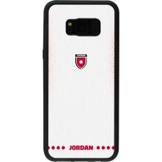 Samsung Galaxy S8+ Case Hülle - Silikon schwarz Jordanien 2026 personalisierbares Fussballtrikot