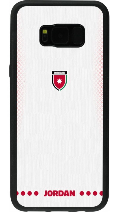 Samsung Galaxy S8+ Case Hülle - Silikon schwarz Jordanien 2026 personalisierbares Fussballtrikot