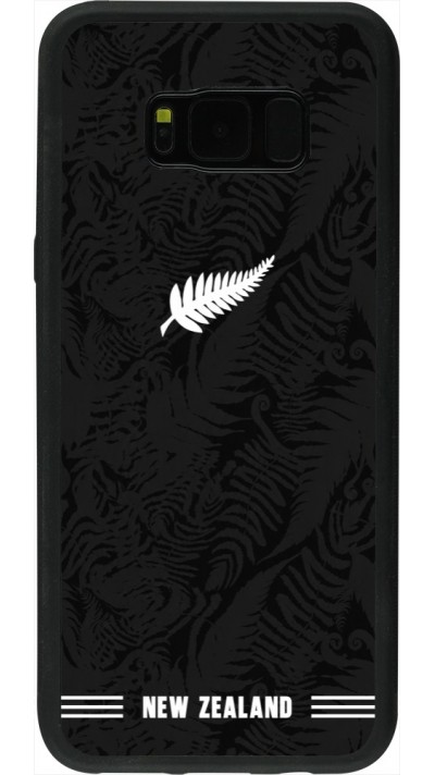 Samsung Galaxy S8+ Case Hülle - Silikon schwarz Neuseeland 2026 personalisierbares Fussballtrikot