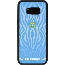 Samsung Galaxy S8+ Case Hülle - Silikon schwarz Demokratische Republik Kongo 2026 personalisierbares Fussballtrikot
