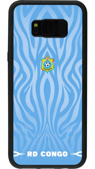 Samsung Galaxy S8+ Case Hülle - Silikon schwarz Demokratische Republik Kongo 2026 personalisierbares Fussballtrikot