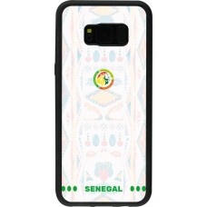 Samsung Galaxy S8+ Case Hülle - Silikon schwarz Senegal 2026 personalisierbares Fussballtrikot