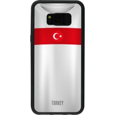 Samsung Galaxy S8+ Case Hülle - Silikon schwarz Türkei personalisierbares Fussballtrikot