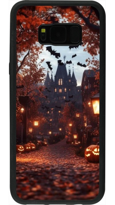 Samsung Galaxy S8+ Case Hülle - Silikon schwarz Halloween 2025 Haunted house Samsung Galaxy S8+ Case Hülle - Silikon schwarz Halloween 2025 Haunted house