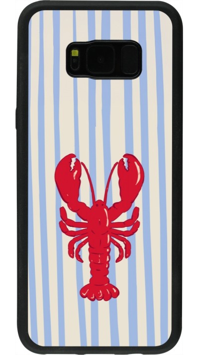 Samsung Galaxy S8+ Case Hülle - Silikon schwarz Red lobster 2026