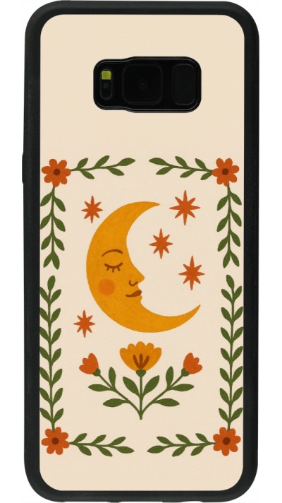 Samsung Galaxy S8+ Case Hülle - Silikon schwarz Half moon stamp 2026