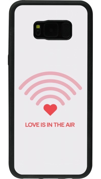 Samsung Galaxy S8+ Case Hülle - Silikon schwarz Saint Valentines Day 26 Love is in the air