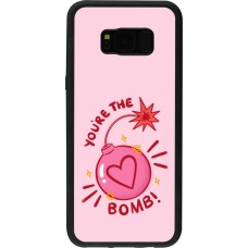 Samsung Galaxy S8+ Case Hülle - Silikon schwarz Saint Valentines Day 26 You are the bomb