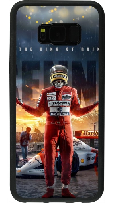 Samsung Galaxy S8+ Case Hülle - Silikon schwarz Senna The King of Rain