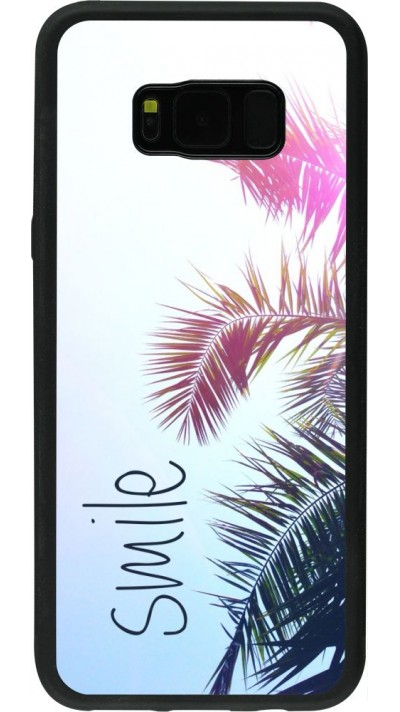 Coque Samsung Galaxy S8+ - Silicone rigide noir Smile 05