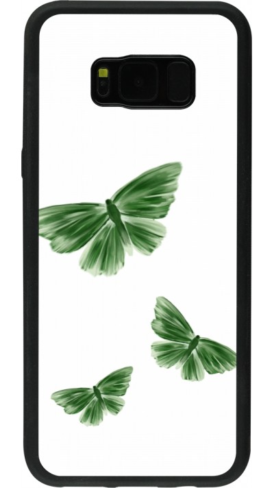 Samsung Galaxy S8+ Case Hülle - Silikon schwarz Butterflies 2026