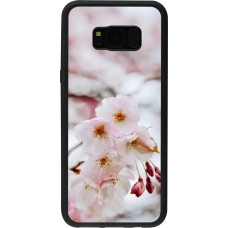 Samsung Galaxy S8+ Case Hülle - Silikon schwarz Cherry tree 2026