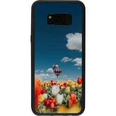 Samsung Galaxy S8+ Case Hülle - Silikon schwarz Hot air balloon 2026