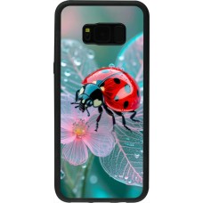 Samsung Galaxy S8+ Case Hülle - Silikon schwarz Ladybird in bloom 2026