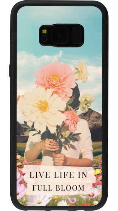 Samsung Galaxy S8+ Case Hülle - Silikon schwarz Live life in full moon 2026