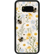 Samsung Galaxy S8+ Case Hülle - Silikon schwarz Pattern bees 2026