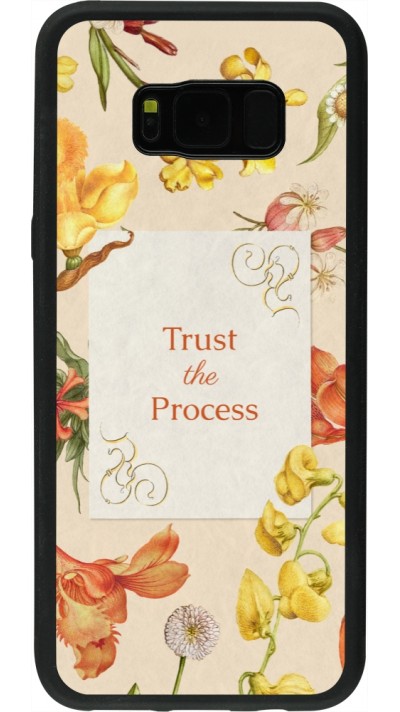 Samsung Galaxy S8+ Case Hülle - Silikon schwarz Trust the process 2026