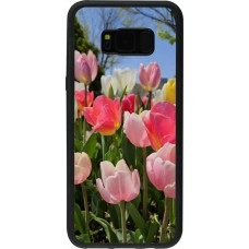Samsung Galaxy S8+ Case Hülle - Silikon schwarz Tulips 2026