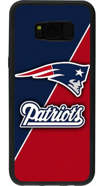 Samsung Galaxy S8+ Case Hülle - Silikon schwarz Super Bowl 26 Patriots 1