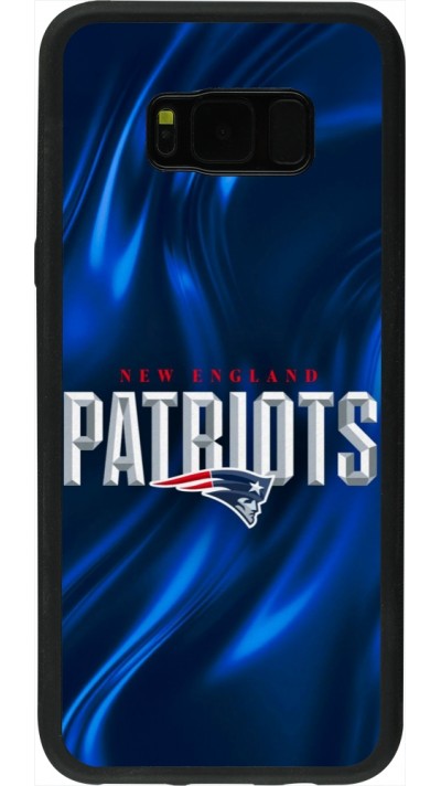 Samsung Galaxy S8+ Case Hülle - Silikon schwarz Super Bowl 26 Patriots 2