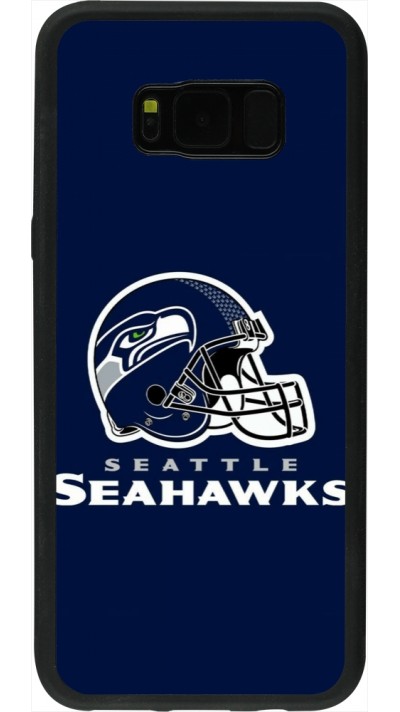 Samsung Galaxy S8+ Case Hülle - Silikon schwarz Super Bowl 26 Seattle 3
