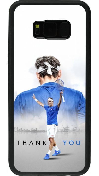 Coque Samsung Galaxy S8+ - Silicone rigide noir Thank you Roger