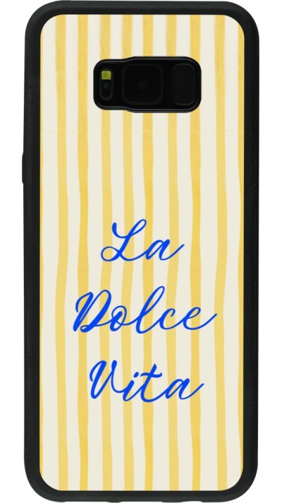 Samsung Galaxy S8+ Case Hülle - Silikon schwarz The good life 2026