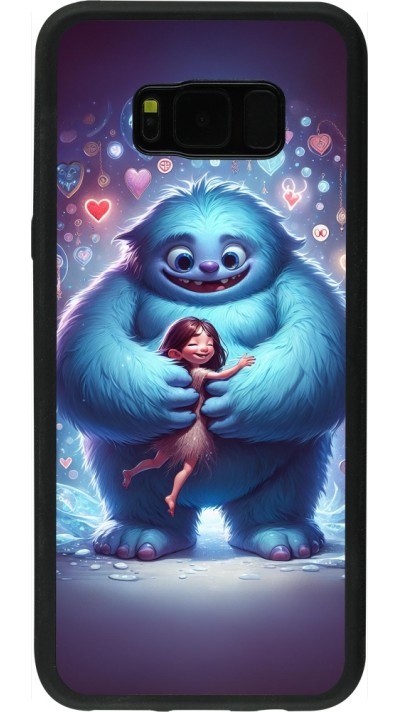 Coque Samsung Galaxy S8+ - Silicone rigide noir Valentine 2024 Fluffy Love