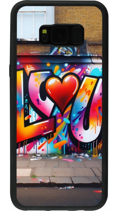 Coque Samsung Galaxy S8+ - Silicone rigide noir Valentine 2025 Love U Tag Coque Samsung Galaxy S8+ - Silicone rigide noir Valentine 2025 Love U Tag