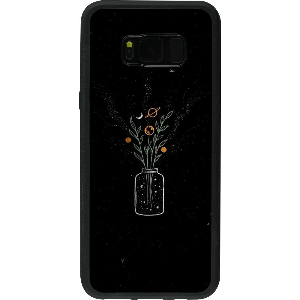 Coque Samsung Galaxy S8+ - Silicone rigide noir Vase black